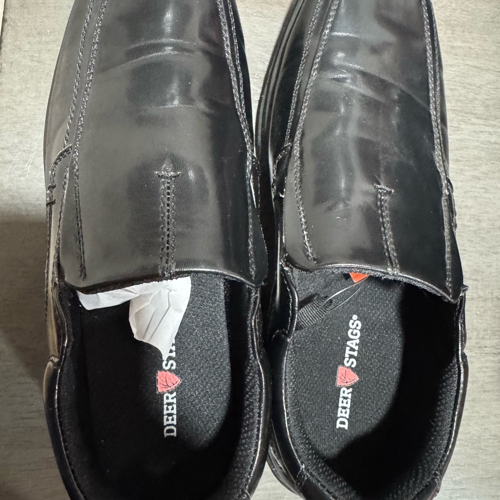 Deer Stags Men's Black Loafers